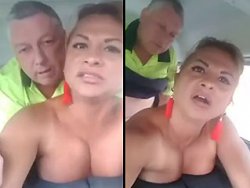 gros seins, milf - Un balayeur baise l'adjointe du maire